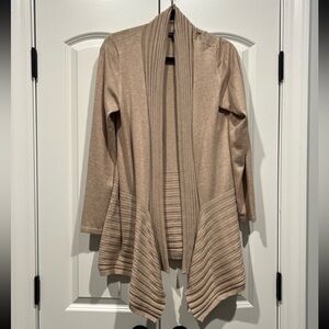 New Directions Tan Cardigan- Womens S